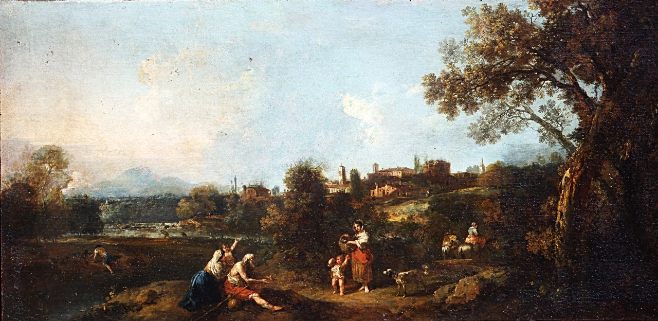 Paesaggio con mendicanti e altre figure - Museo di Casa Martelli, Firenze